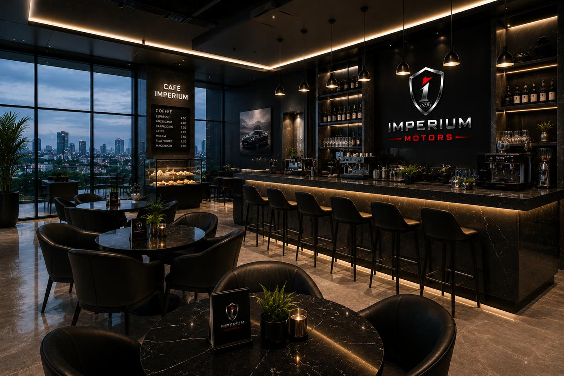 Cafe Imperium Lounge Environment